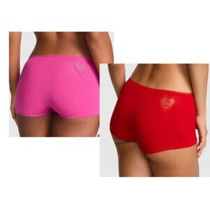 PINK Victoria's Secret - 5 - Cotton Dorm Boyshort Panty - Large - NWT